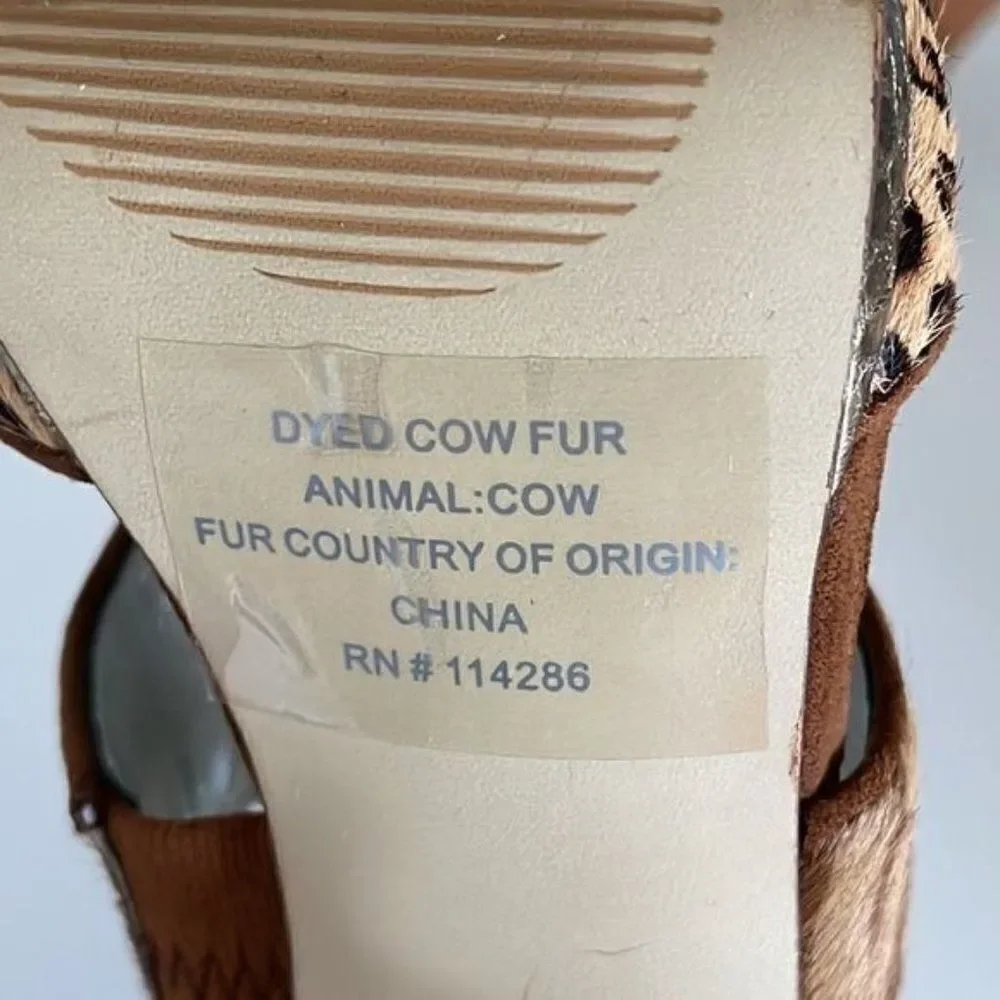 Alfani Animal Print Heels Size 5.5